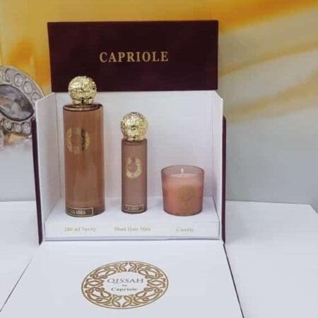 3497 قصه Capriole Calabria 3 pcs عطر و شمعه وعطر شعر
